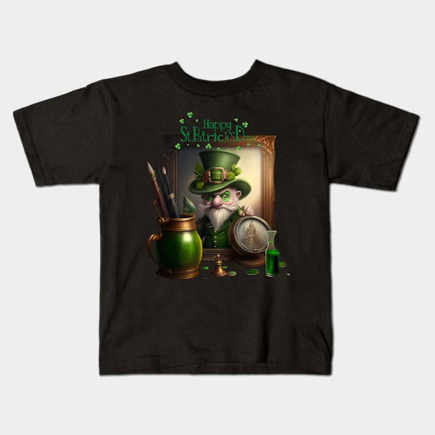 Saint Patrick's Day. Irish Proud. Kids T-Shirt by MariooshArt